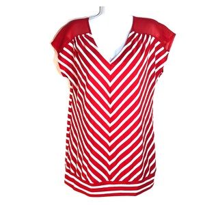 Motherhood Maternity tee stripe tee size small